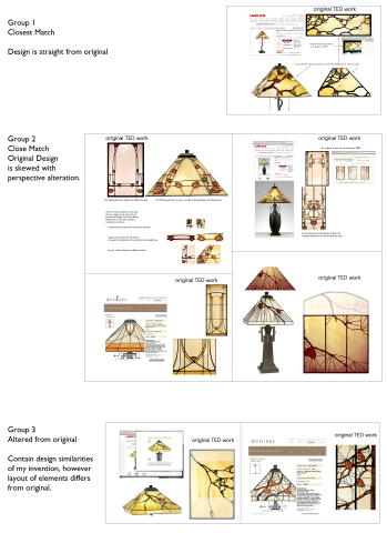 Infringement comparison