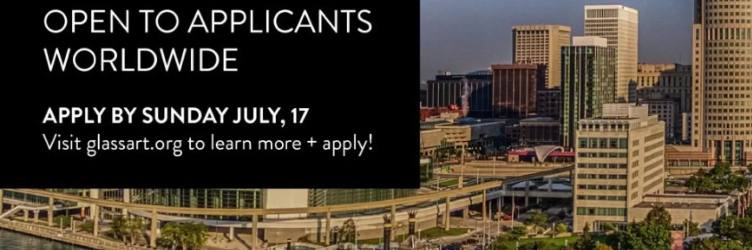 Detroit 2023 Annual GAS Connference | June 7-10, 2023 | Glass Art Society | Open to Applicants Worldwide, Apply by Sunday July 17 | Visit glassart.org to learn more + apply! | CALL FOR PROPOSALS
