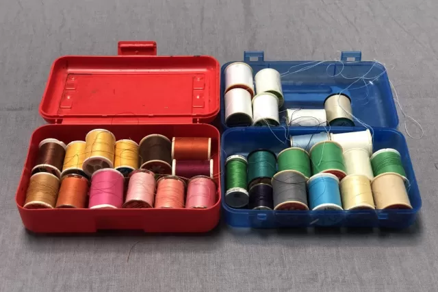 Photo of sewing spools